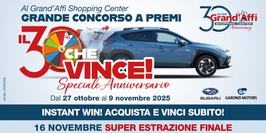 IL 30 CHE VINCE – Speciale Anniversario